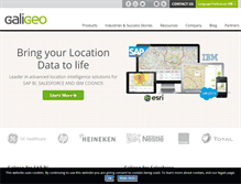 Tablet Screenshot of galigeo.com